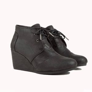 TOMS Desert Wedge Bootie